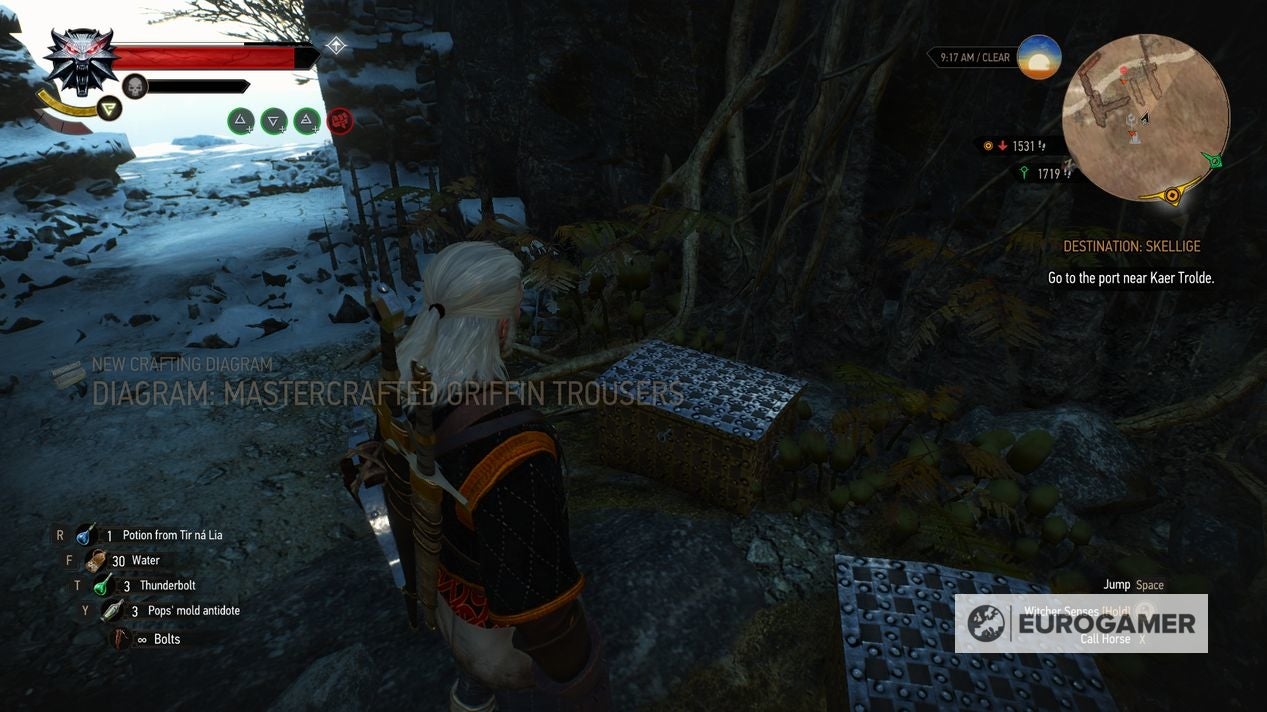 The Witcher 3 Griffin gear How to get all Griffin armor and Griffin